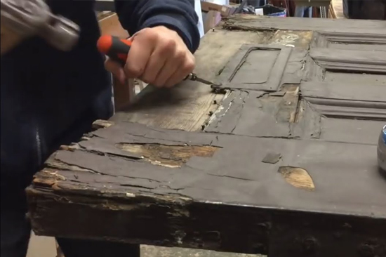 Winter Gardens-wooden-door-repair