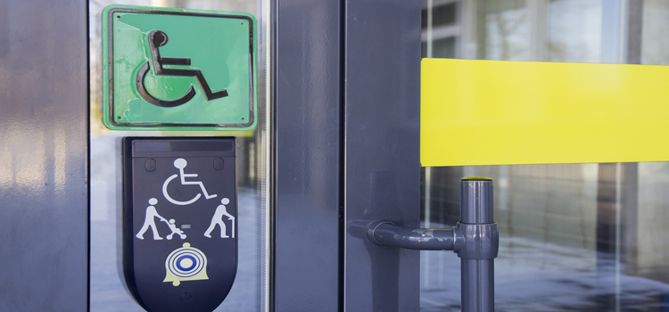 automatic handicap door opener in Winter Gardens