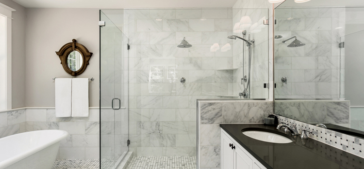 bathroom shower door installation in Winter Gardens